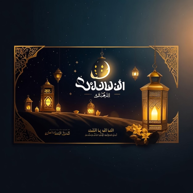 Photo abstract religious ramadan kareem islamic background vector