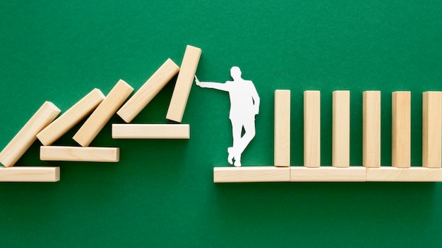 abstract representation of financial crisis