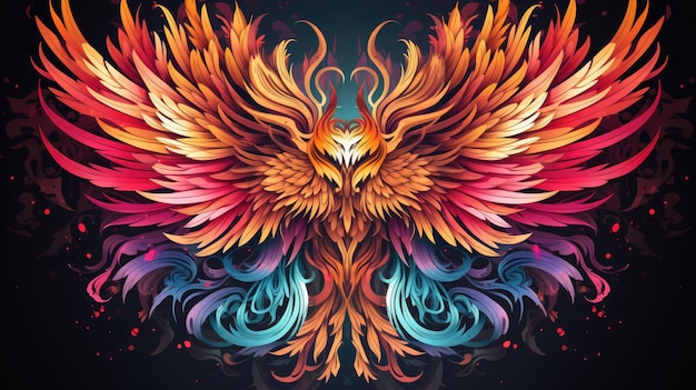 an abstract representation of the Garuda Pancasila