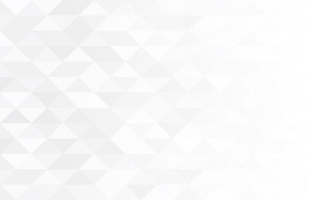 abstract retro pattern of geometric shapes on white minimal white triangle mosaic backdrop geometric