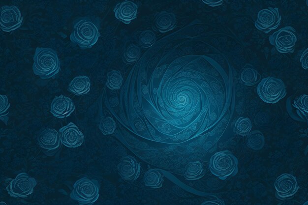 Photo abstract rose harmony beautiful navy roses seamless art