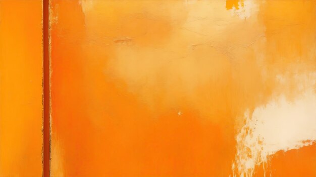 Abstract rough orange and gold brushstroke texture background