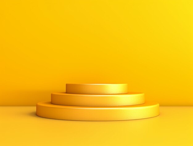 Abstract scene natural 3d podium background for product showcase