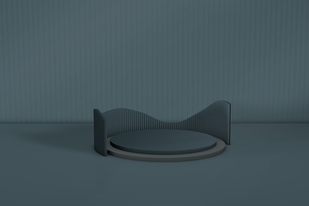 Abstract, scene for product display.