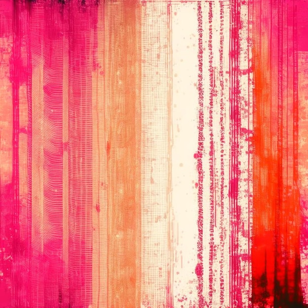 Abstract schilderij in roze geel en oranje tinten aquarel schilderij achtergrond Digitale illustratie penseel kunst