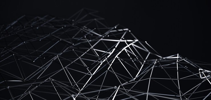 Abstract scientific connections background