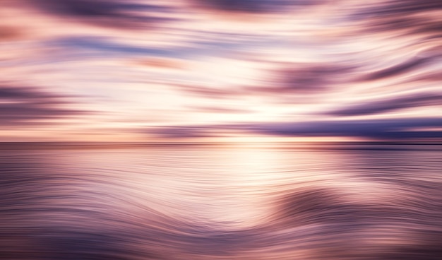 Abstract sea at sunset background