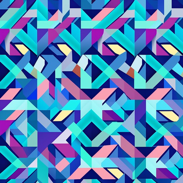 Abstract seamless geometric pattern