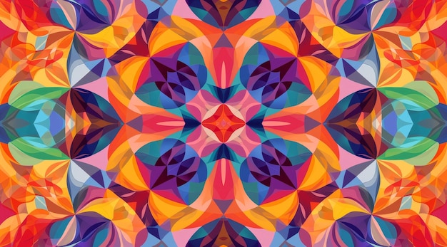 Abstract seamless geometric patterns Kaleidoscope seamless