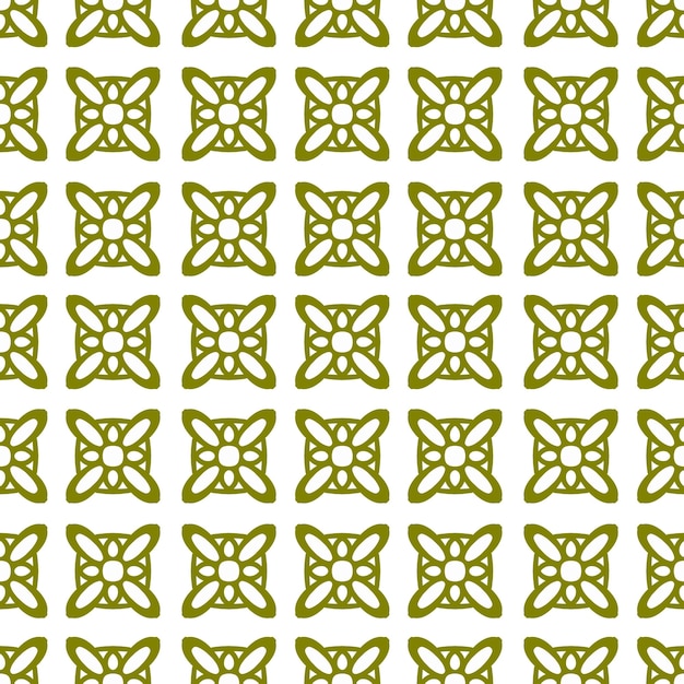 Abstract seamless green plant pattern for background