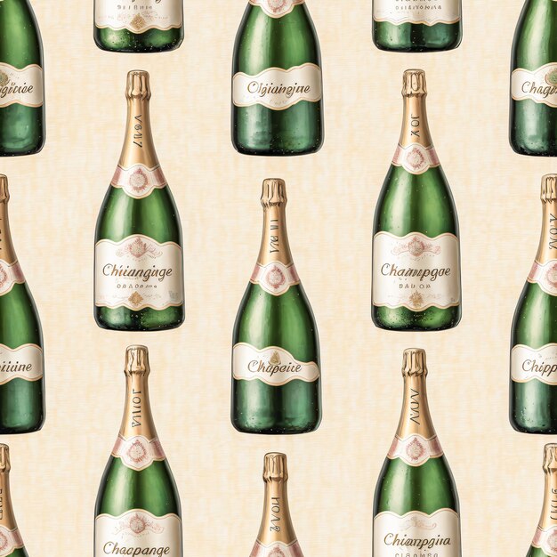 an abstract seamless pattern of champagne