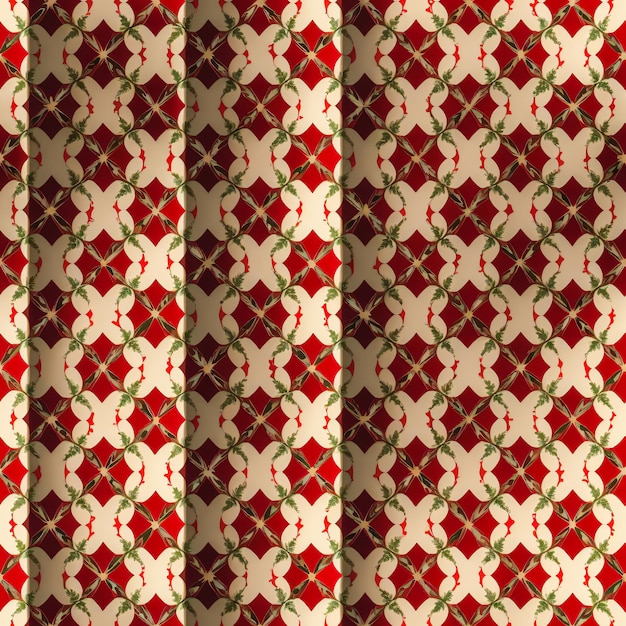 an abstract seamless pattern of christmas