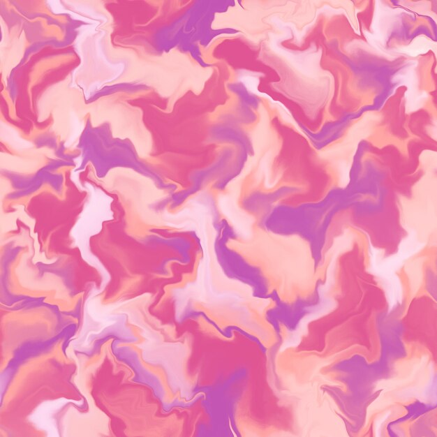 Фото Абстрактный бесшовный рисунок мраморный вихрь футуристическая акриловая иллюстрация с разноцветным искажением