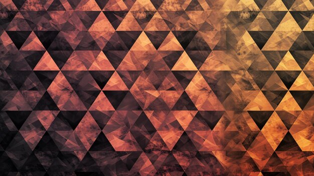 Abstract seamless pattern of vibrant geometric triangles in various sizes and colors forming a visually striking and modern backdrop Perfect for adding a contemporary touch to any design p