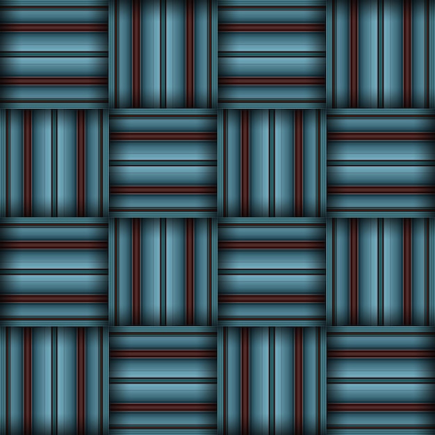 Abstract seamless woven pattern texture Square seamless pattern Blue Stripes Blue indigo Lines and squares