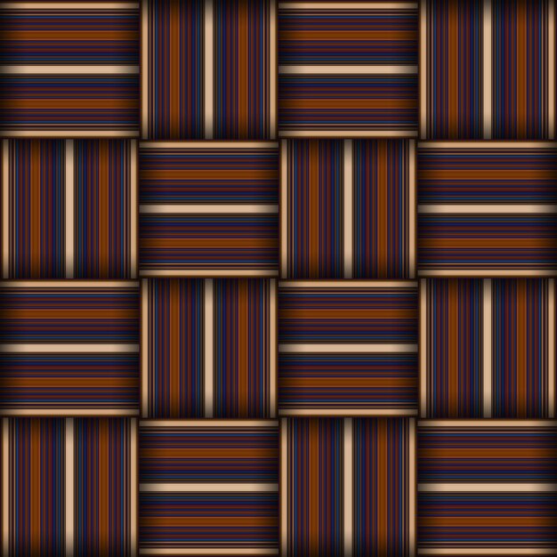 Abstract seamless woven pattern texture Square seamless pattern Stripes Lines and squares