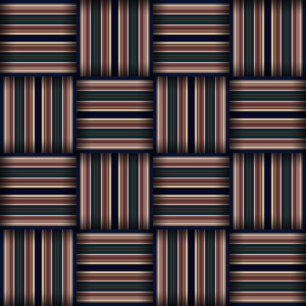 Abstract seamless woven pattern texture. Square seamless pattern. Stripes Lines and squares.