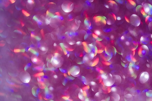 Abstract sequin background with shining festive bokeh