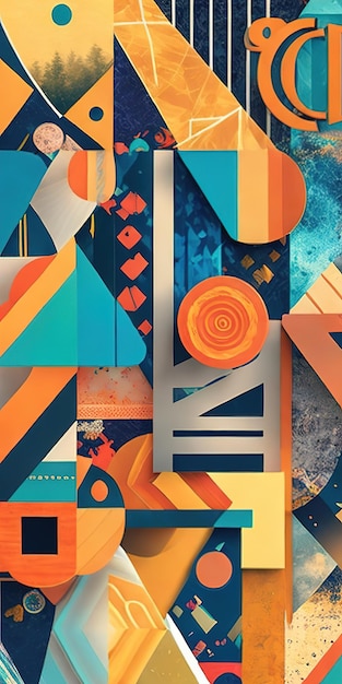 abstract shapes wallpaper