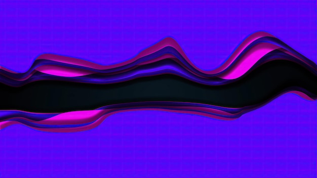Abstract shapes wave