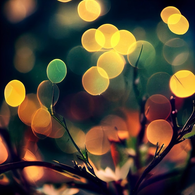 Abstract shining bokeh