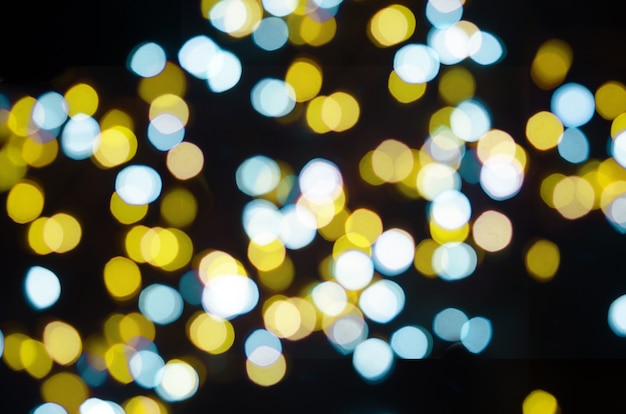 Abstract shiny gold bokeh 