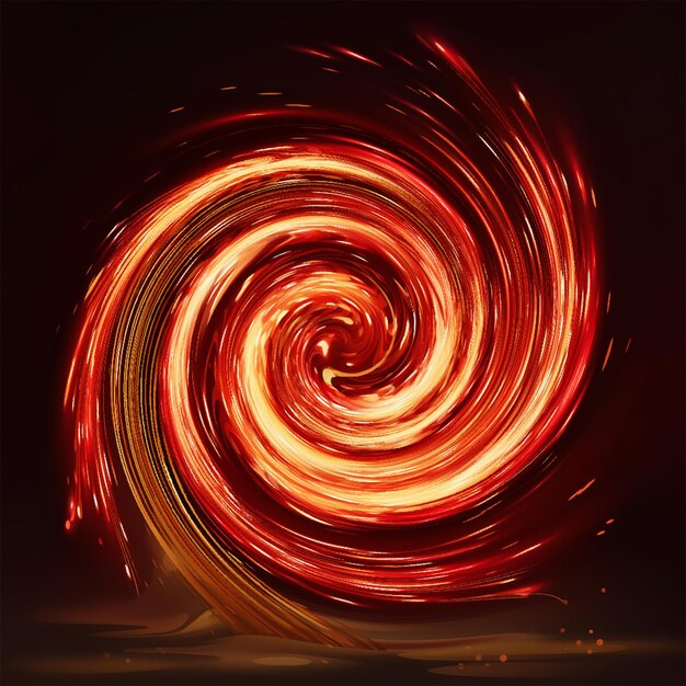 Photo abstract shiny round backround spiral twist spin