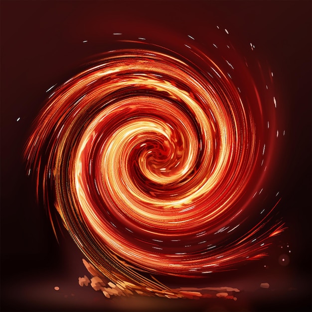 Abstract shiny round backround spiral twist spin