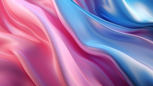 an abstract silk fabric with waves in the background