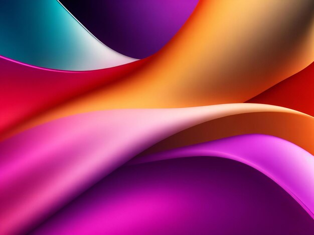 Abstract silky background wallpaper with trendy colors ai generated