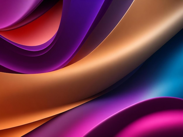 Abstract silky background wallpaper with trendy colors ai generated