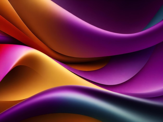 Abstract silky background wallpaper with trendy colors ai generated