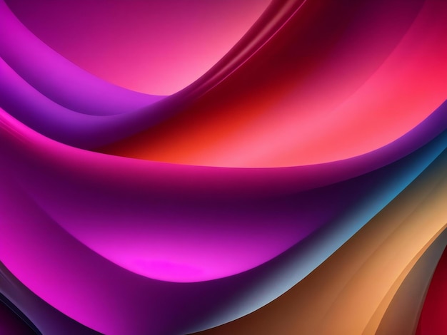 Abstract silky background wallpaper with trendy colors ai generated