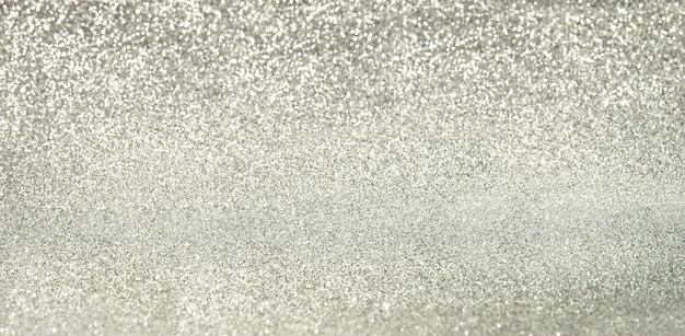 Photo abstract silver background shiny glitter texture