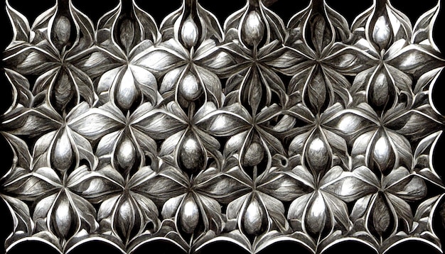 Photo abstract silver metal background artistic modern elegant luxury design
