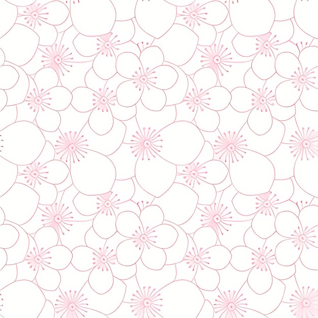 Photo abstract simple flower pattern floral