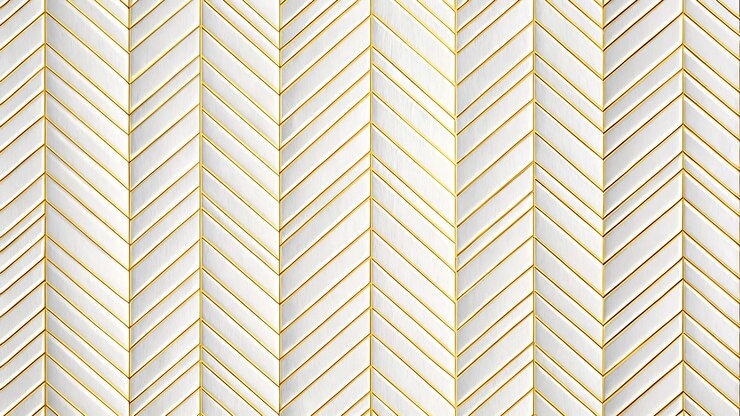 Photo abstract simple geometric vector seamless pattern with gold line texture