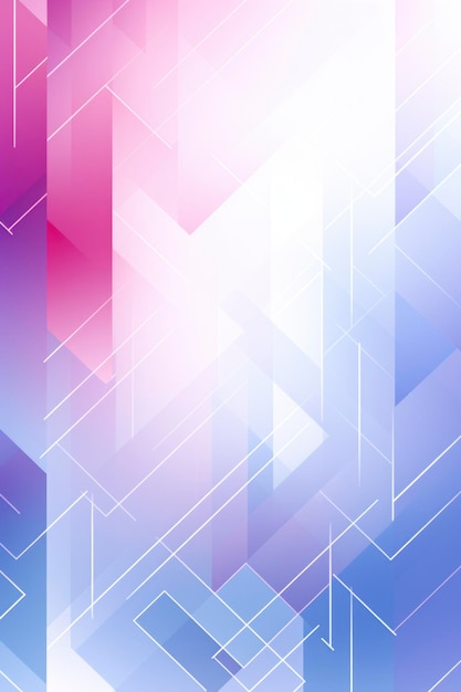 Abstract simple geometry purple and blue color theme background for document page