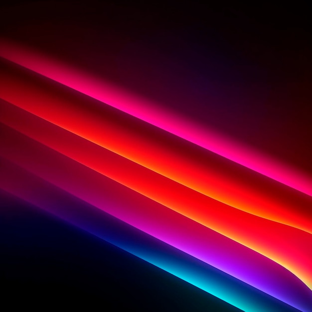 Abstract simple neon background