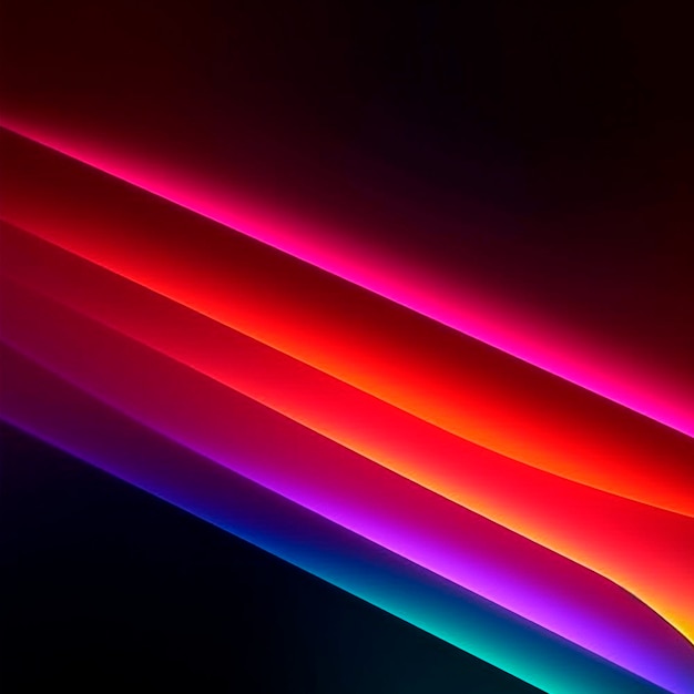 Abstract simple neon background