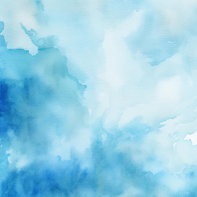 Photo abstract sky blue watercolor background