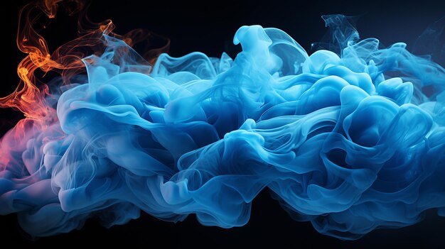 Abstract smoke art