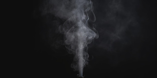 Abstract smoke on background Generative AI