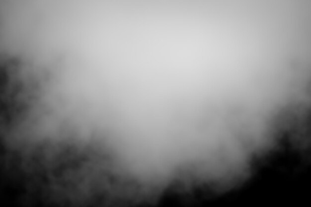 Photo abstract smoke on black background