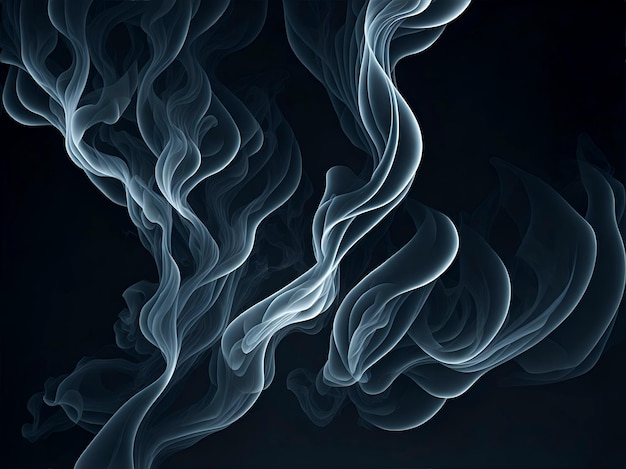 Abstract smoke on dark background