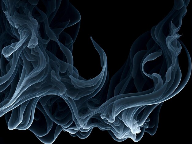 Abstract smoke on dark background