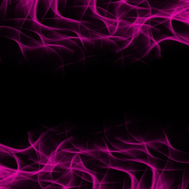 Abstract Smoke Frame On Black Background