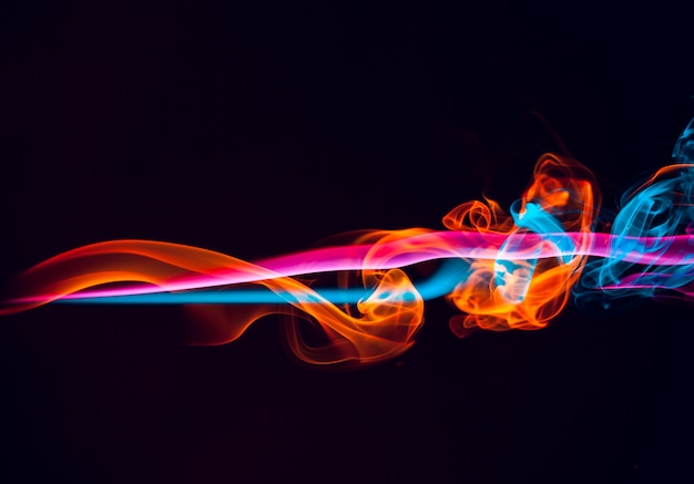 Abstract smoke light effect background