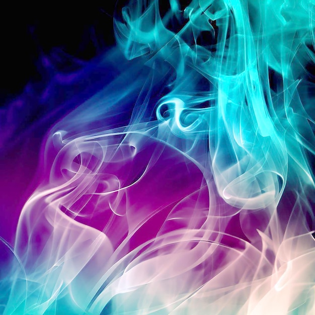 abstract smoke wallpaper background for desktop RGB color generative ai technology