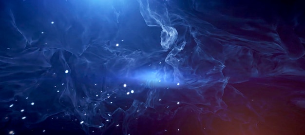 Abstract smoky particle